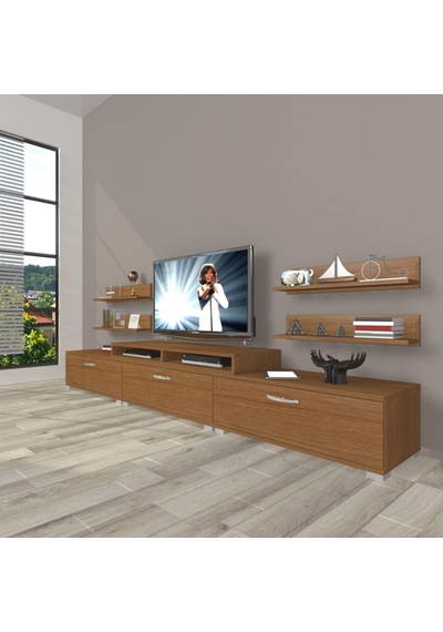 Decoraktiv Ekoflex 270r Slm Tv Ünitesi Tv Sehpası Ceviz