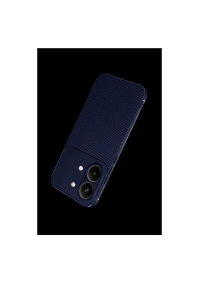 Poco X8 Pro Max Auto Focus Karbon Kapak - Lacivert İtdark57314