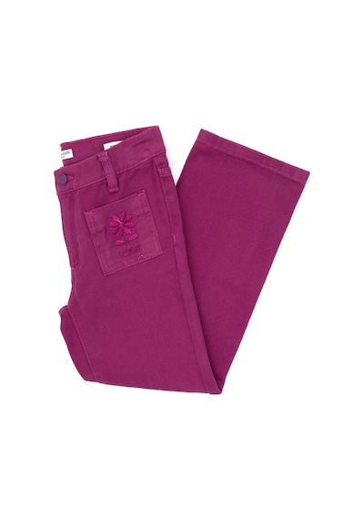 U.s. Polo Assn. Kız Çocuk Menekşe Pantolon Kanvas-chino 50314779-vr037 Menekse