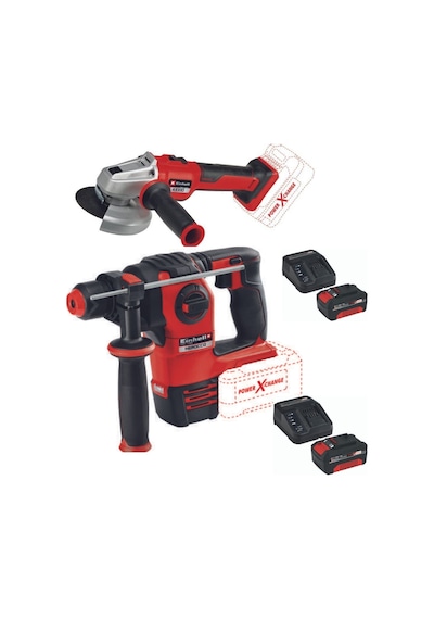 Einhell Herocco Kırıcı Delici axxio 18/115 Q Avuç Taşlama 2x4.0ah