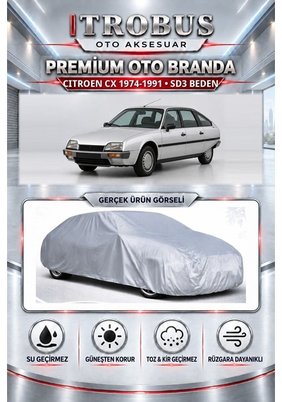 Citroen Cx 1974-1991 Uyumlu Premium Araba Brandası Oto Branda Sd3 Beden