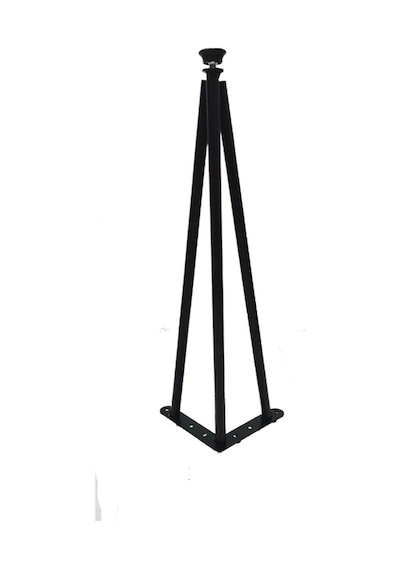 Metal Boru Firkete Sehpa Ayağı - Dekoratif Sehpa Ayağı (46,5 cm - 1 Adet)