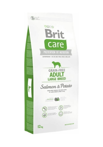Brit Care Adult Large Breed Tahılsız Somonlu Büyük Irk Yetişkin Köpek Maması 12 KG