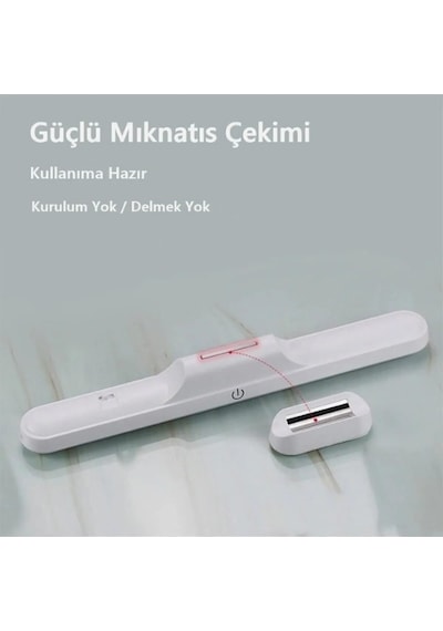 Ct-5249 Şarjlı Led Işık Usb Şarjlı Kablosuz Mıknatıslı Beyaz
