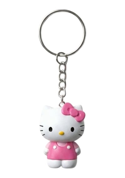 3d Baskı Hello Kitty Figürlü Anahtarlık - Sevimli Çanta Ve Anahtar Aksesuarı