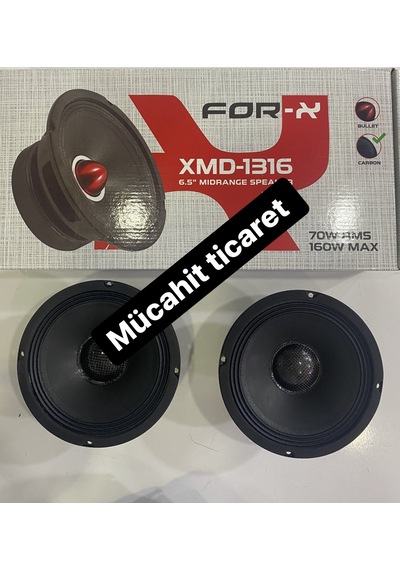 Forx Xmd-1316 16Cm Midrange 160Wat 70Rms Yeni Seri Kapaksız