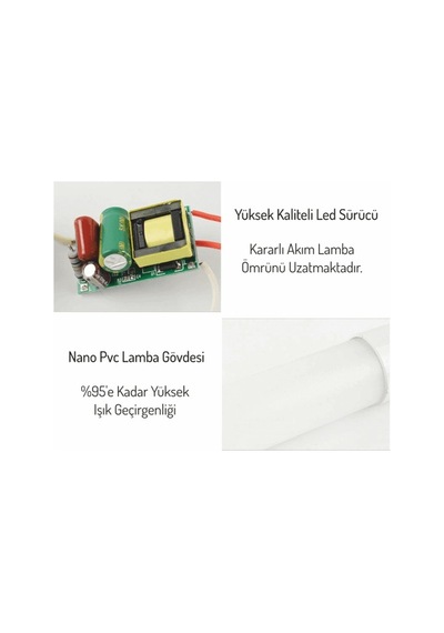 10W Led Floresan Gün Işığı 60Cm