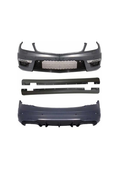 Mercedes W204 İçin Uyumlu C63 Body Kit (Makyajlı Kasa) 2012-2015