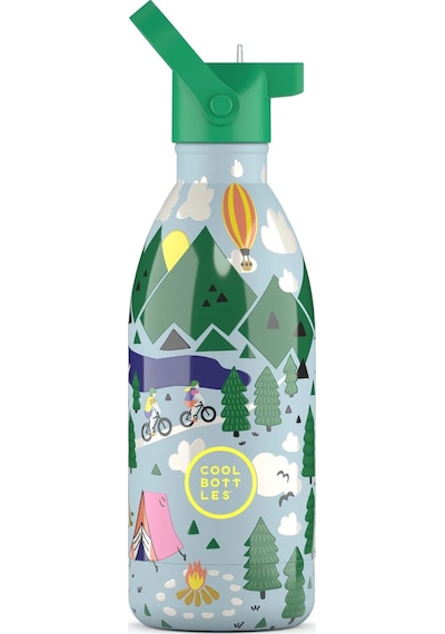 Cool Bottles Paslanmaz Çelik Suluk - The Kids Bottle Outdoor Adventure 500 Ml Çok Renkli