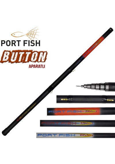 Portfish Button Aparatlı Göl Kamışı 300 CM