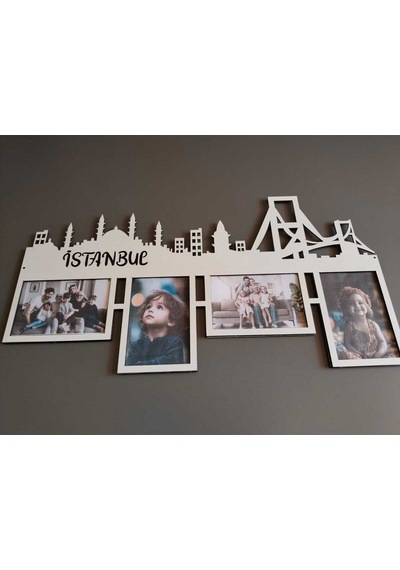 Modern Çoklu Çerçeve 4 Fotoğraflık Kişiye Özel Renk 2337