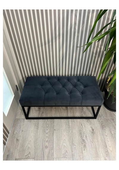 Antrasit Kapı Önü Mutfak Balkon Yemek Masası Ayak Ucu Bench