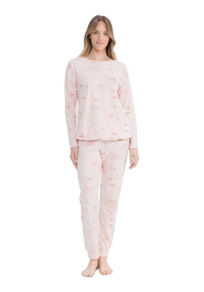 U.S. Polo Assn. U.s Polo 17120 Kadın Yuvarlak Yaka Pijama Takım 001