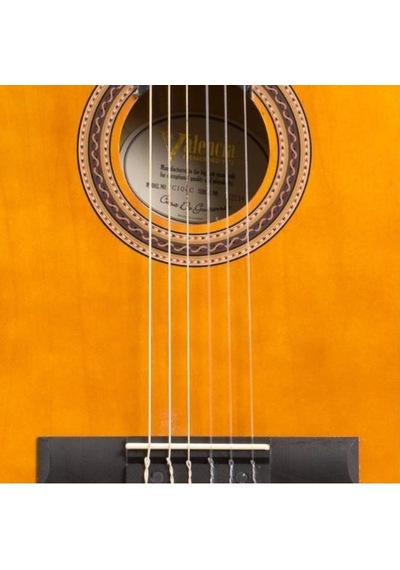 Valencia Vc104tc Klasik Gitar - Naturel Cutaway Başlangıç Seviyesi Sap Ayar Çeliği Truss Rod , Kesik Kasa Cutaway İle Üst Perdelere Kolay Erişim Ve Parlak Naturel Bitiş