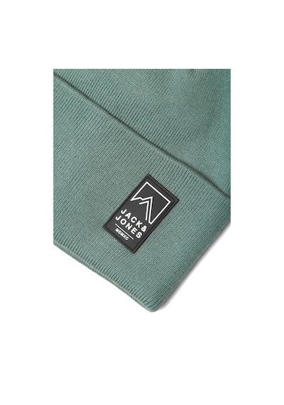 Jack & Jones Erkek Jacalpes Logo Detaylı Örme Bere 12286472 Yeşil Yeşil
