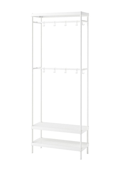 Portmanto, Beyaz, 78x32x200 Cm Beyaz Portmanto, Beyaz, 78x32x200 Cm Beyaz