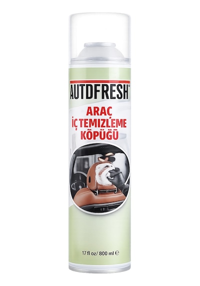 Autofresh Araç İç Temizleyici Köpük Sprey 500 Ml Oto Koltuk, Tavan, Döşeme Ve Torpido Temizleme Köpüğü