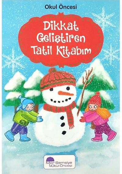 +3 Yaş Dikkat Geliştiren Tatil Kitabım Mor Şemsiye