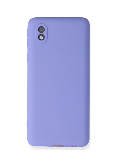 Samsung Galaxy A01 Core Kılıf First Silikon - Lila 0.2M-Çok Renkli