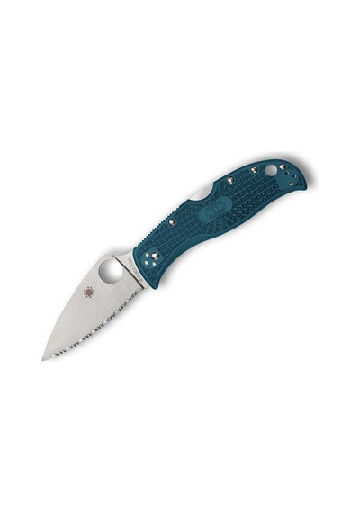 Spyderco Leafjumper Ser Blue Frn K390 Kamp Çakı Mavi