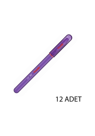 Rotring Jel Mürekkepli Tükenmez Kalem Mor 12'li