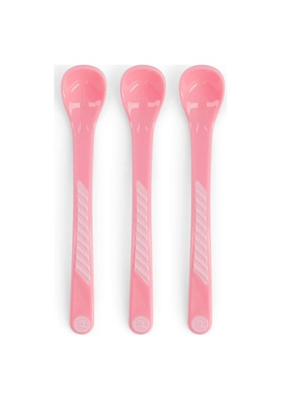 3 Lü Bebek Kaşığı Seti Pembe 6+ Ay