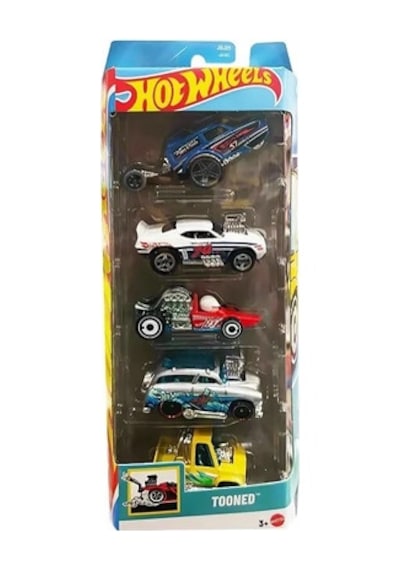 Hw 5 Lı Araba Setı Tooned Jbj85 Çok Renkli