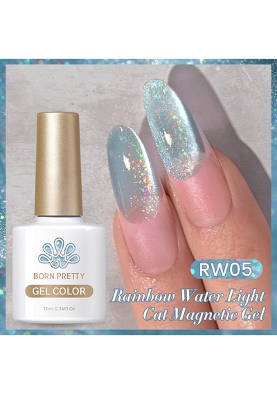 Born Pretty 10ml Rainbow Water Light Kedi Gözü Kalıcı Oje Rw05 59708