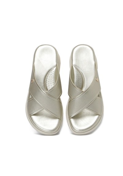 Nine West Neymas 3fx Altın Kadın Dolgu Topuk Terlik 000000000101356263 Altın
