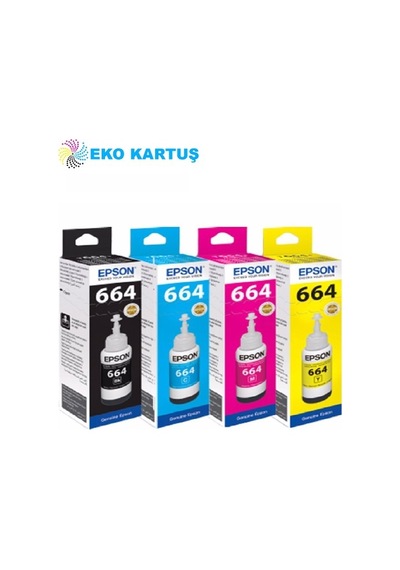 Eko Kartuş Epson Ecotank L100 T664 Mürekkep
