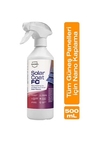 Nasiol Solarcoat Fc Tüm Güneş Panelleri İçin Koruyucu Nano Kaplama-500ml