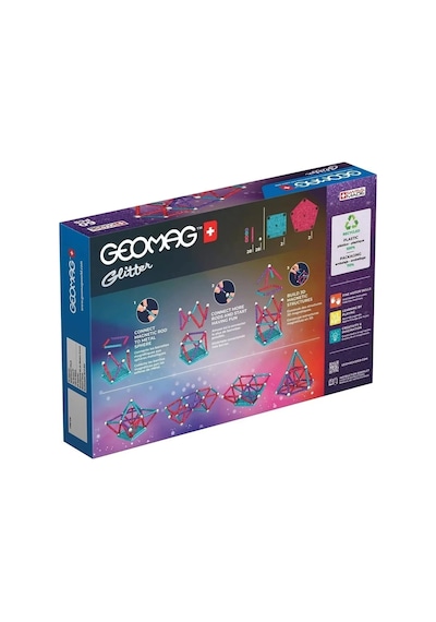 Sunman Geomag Glitter Manyetik Çubuklar 60 Parça