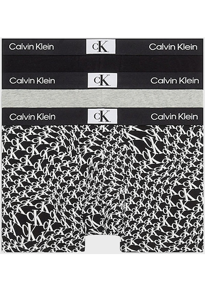 Calvin Klein Erkek Boxer 000Nb3528E Jgn Siyah-Gri-Siyah Siyah - Gri