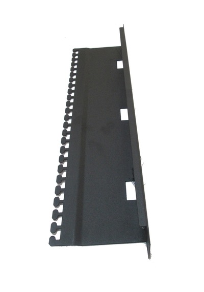 Kastap 1U Patchcord Taşıyıcılı Fırçalı Organiser