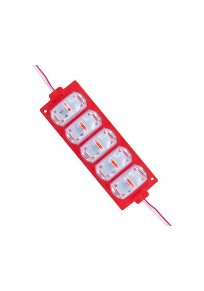 Kırmızı Modül Led - 12v 4w Kırmızı Parmak Led - 180 Derece 280lm Profesyonel Modül Led - 1 Adet