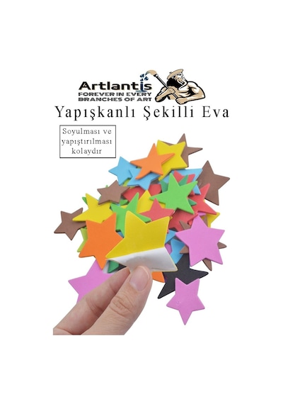 Şekilli Eva Yapışkanlı Araçlar 100 Lü 1 Paket Kendinden Yapışkanlı Eva Sticker Okul Öncesi Kreş Ana Sınıfı
