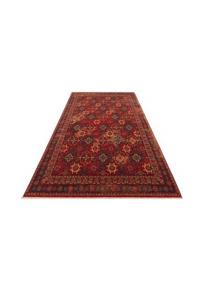 Hoom Rugs Cadis Kdm 06 Violet Yeni Zelanda Yünü El Emeği Kara Tezgah Halısı Kırmızı