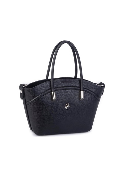 Nas Bag Kadın Mini Sepet Çanta El Ve Çapraz Çanta Siyah Lopez 20x18cm Siyah