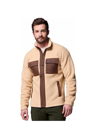 Columbia Juniper Peak Full Zip Fleece Erkek Outdoor Polar Ceket 2131471262 Kahverengi
