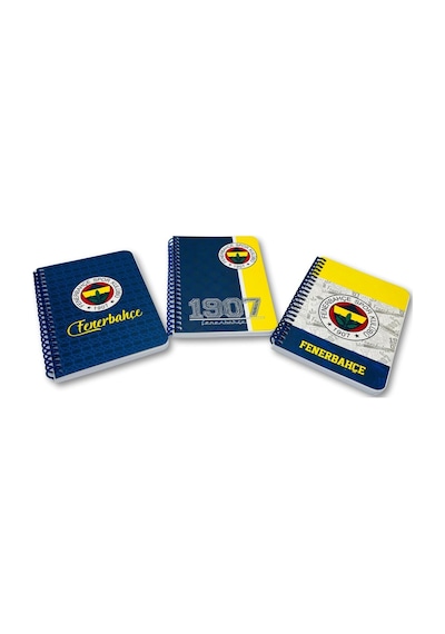 Fenerbahçe Lisanslı Taraftar Okul Kırtasiye Seti Spiralli Defter, Versatil Kalem Ve 0.7 Uç Paketi - Bgafbset004