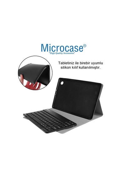 Microcase Huawei Matepad 11.5 İnch Tablet Bluetooth Klavye Ve Mouse + Standlı Kılıf - Bkk6 Sku: Smgstkc578eead21