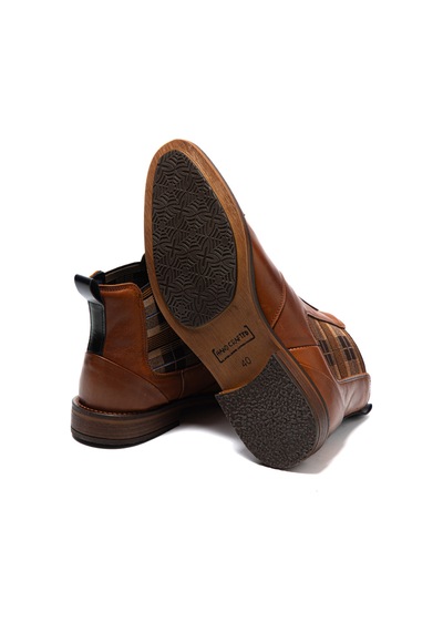 Bot Erkek 1158 001 Wk-john May Orkut Suede Cognac Kahve