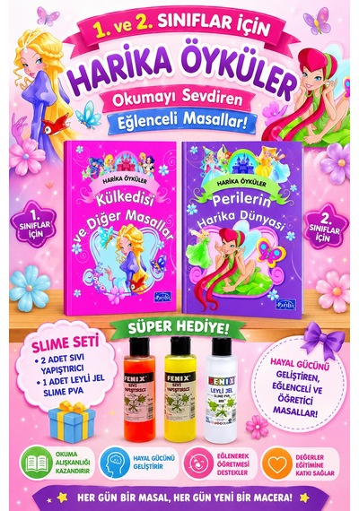 1 Ve 2.sınıflar İçin Harika Öyküler 2 Kitap