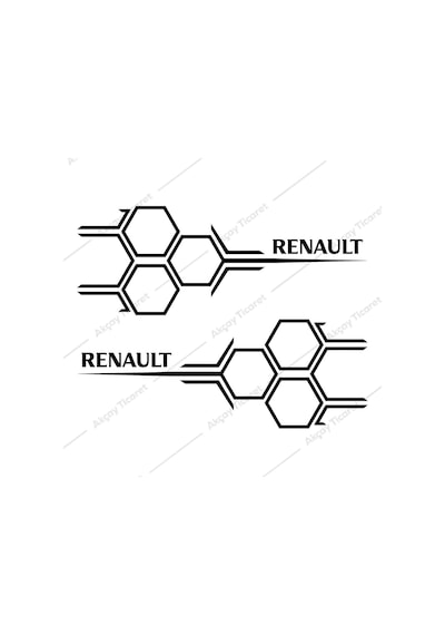 Renault Kapı Altı Sticker Renault Sticker Renault Oto Sticker