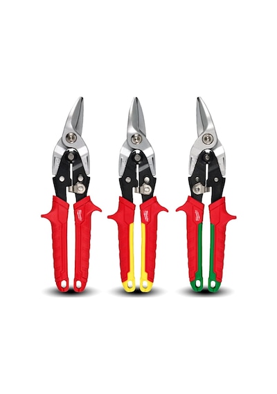 Milwaukee Kaportacı Makası 3'lü Set Sağ-sol-düz 4932499020