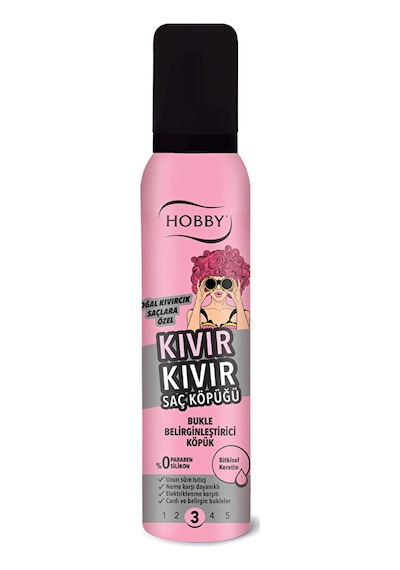 2 Adet Hobby Kıvırcık Saç Köpüğü 150 Ml