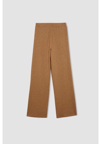 DeFacto Pantolon Traditional Flare Fit Düz Paça Fitilli Kaşkorse D6050AX24AUBG706