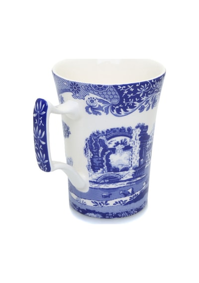 Blue Italian Porselen Kupa Mavi