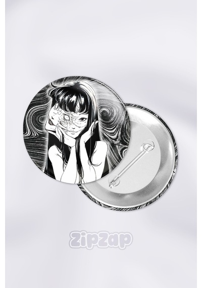 Junji İto Tomie Anime Manga Çanta Süsü İğneli Buton Rozet Seti 1 Adet Tekli