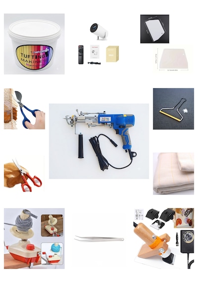 Ak-v Tufting Makinesi Full Set Mavi Ak-v - Bej Tıraş Makinesi Set İçeriği Açıklama Kısmındadır